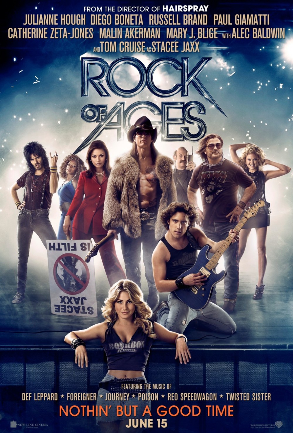 Sfeervolle poster Rock of Ages
