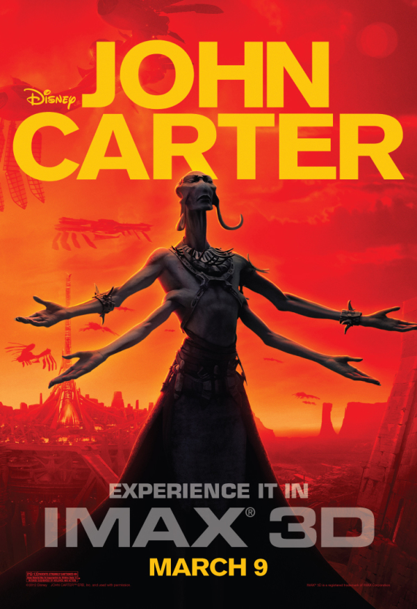 Nieuwe IMAX poster John Carter