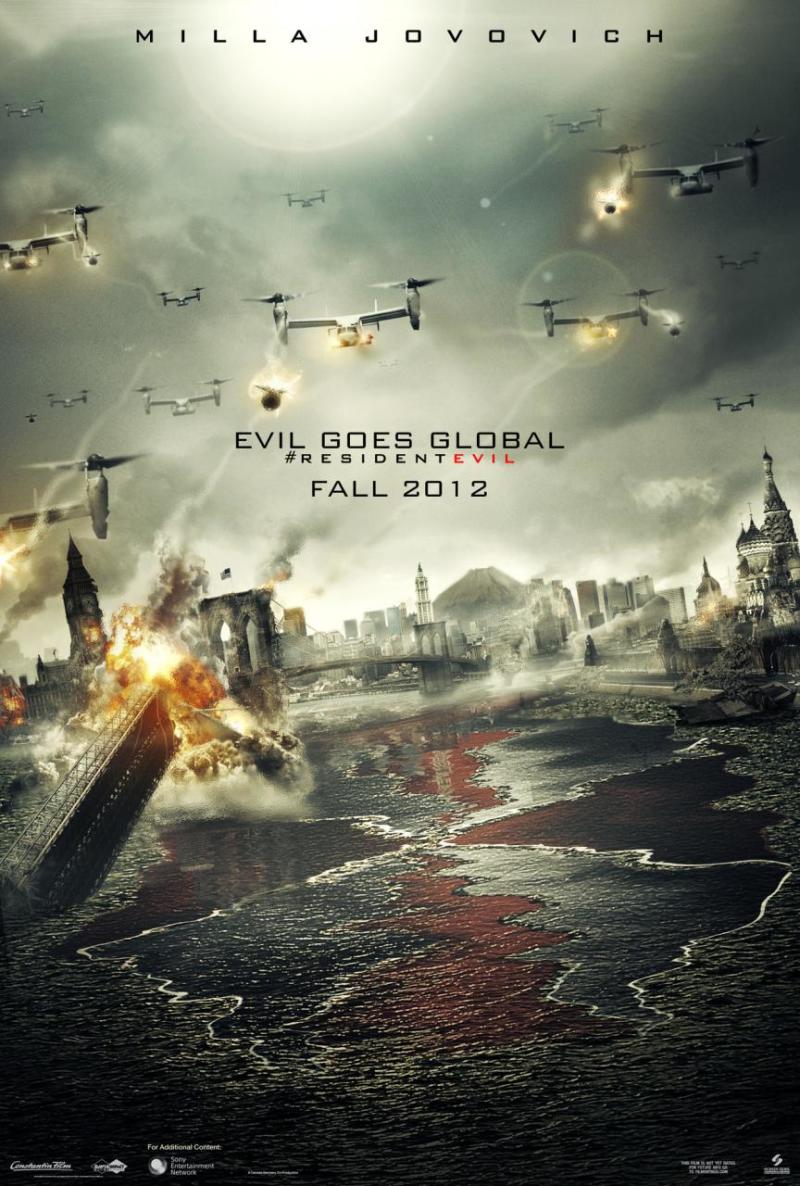 Teaserposters Re5ident Evil: Retribution