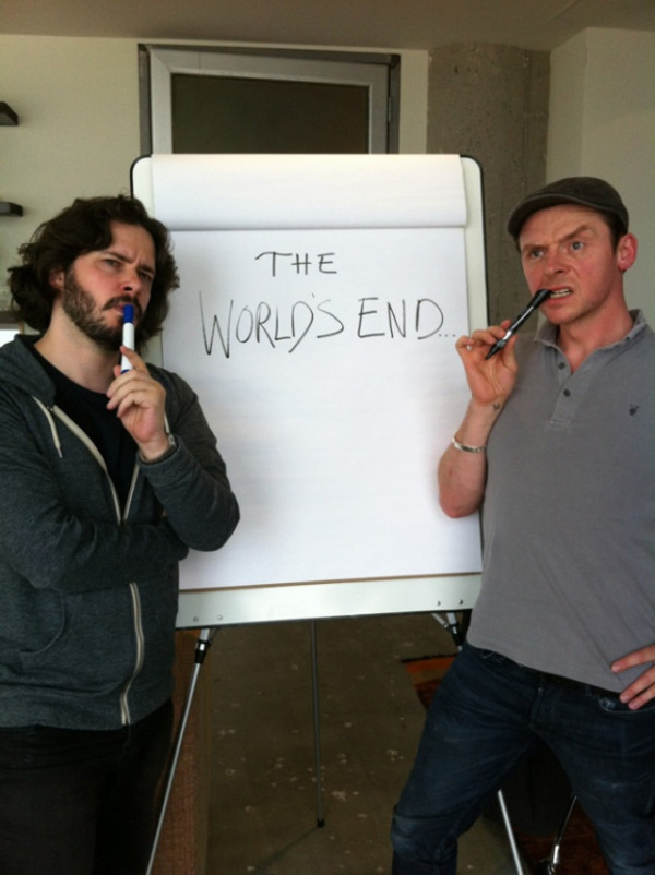 Edgar Wright en Simon Pegg klaar voor laatste film van hun trilogie