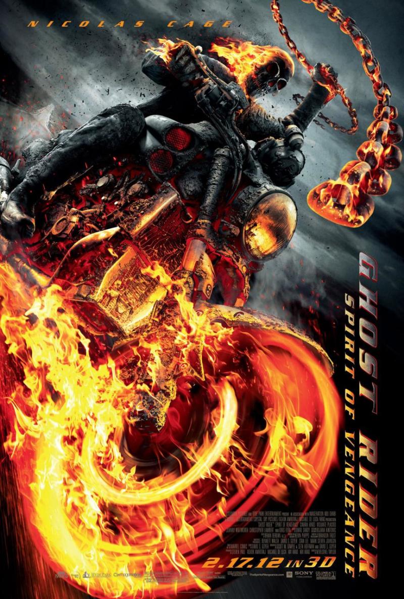 Nieuwe poster Ghost Rider: Spirit of Vengeance