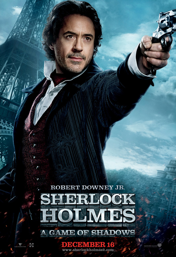 Vier posters Sherlock Holmes: A Game of Shadows