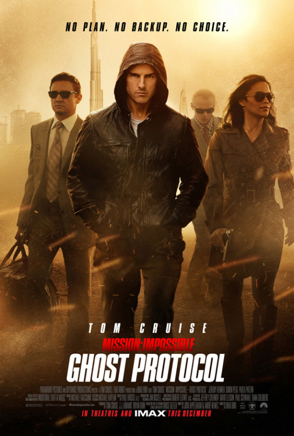 Nieuwe poster Mission: Impossible - Ghost Protocol
