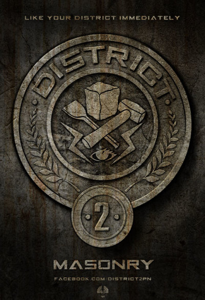 Vijf districtposters The Hunger Games
