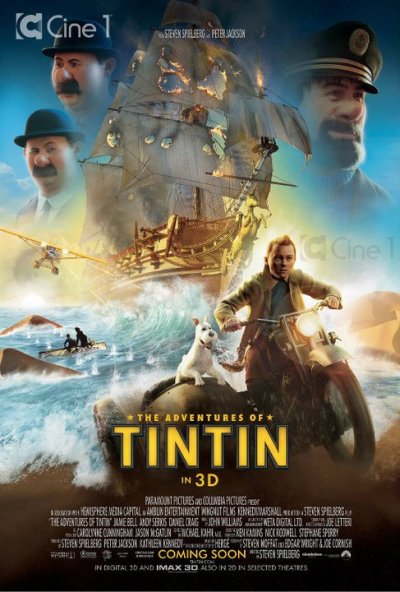 Nieuwe poster The Adventures of Tintin