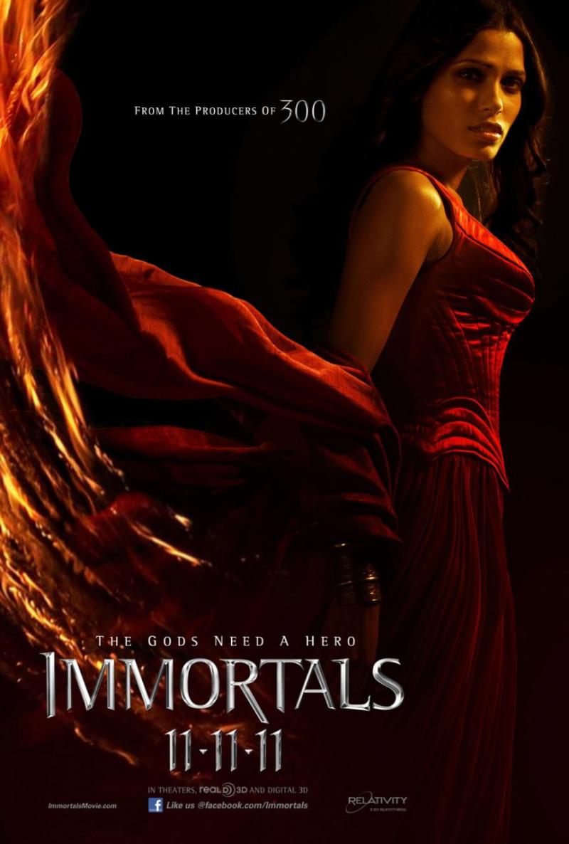 Vier nieuwe Immortals posters