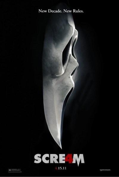 "Scherpe" Scream 4 poster