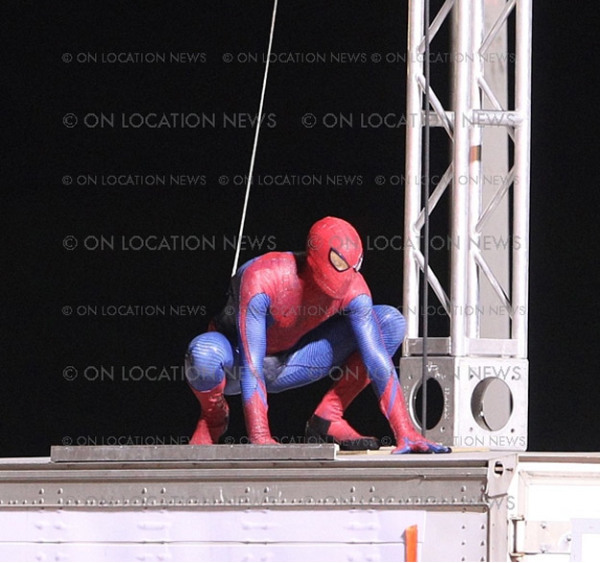 Close-ups van Spider-Man
