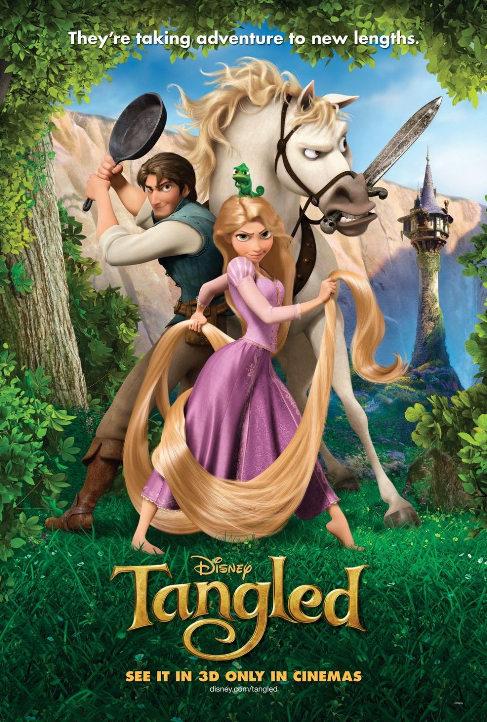 Nieuwe poster van Disneys Tangled / Rapunzel