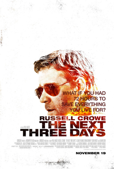 Russell Crowe heeft slechts 72 uur
