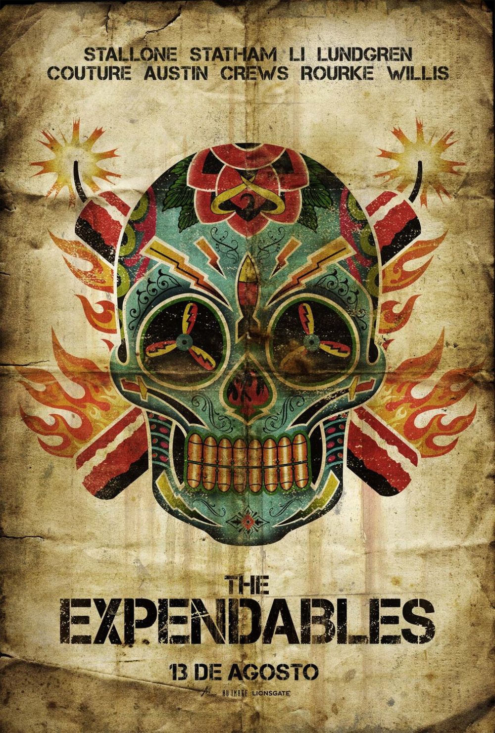 Fraaie poster The Expendables