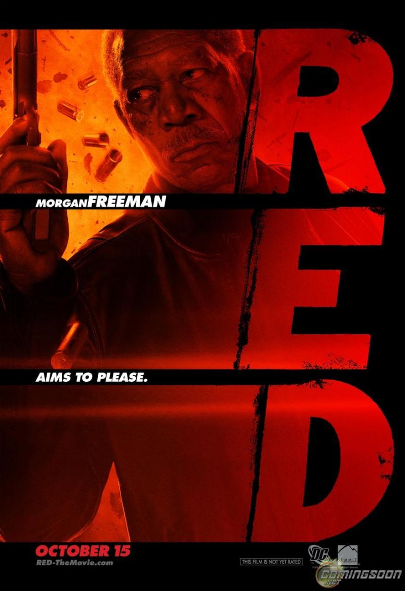 Morgan Freeman loopt rood aan