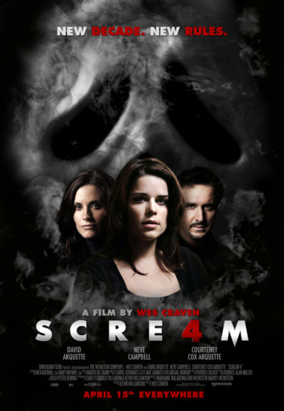 Nieuwe teaserposter Scream 4