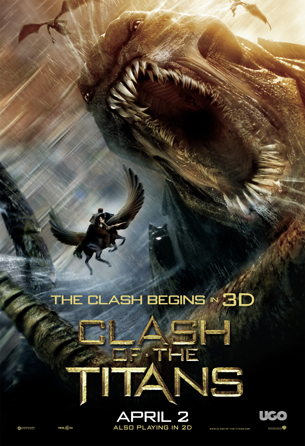 Gloednieuwe Clash Of The Titans 3-D posters