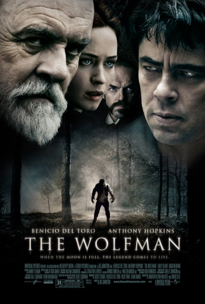 Definitieve poster The Wolfman