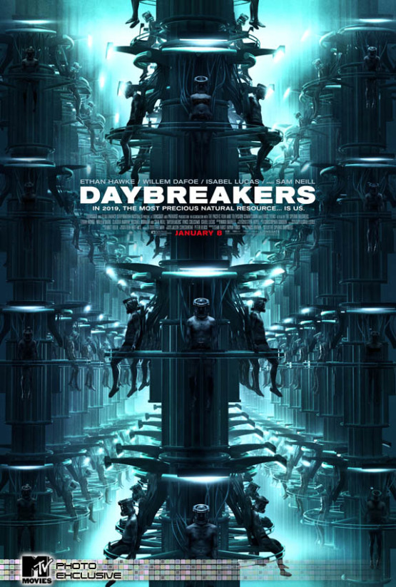 Matrix-achtige poster voor Daybreakers