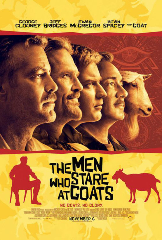 Grappige poster The Men Who Stare at Goats
