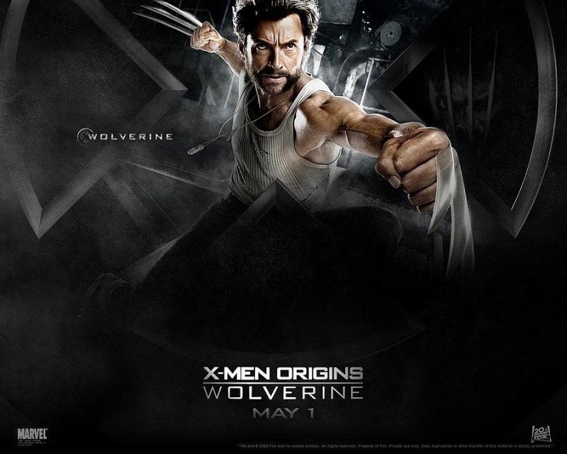 7 character promo's van eerste X-Men Origins