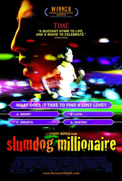 Slumdog Millionaire poster + clip