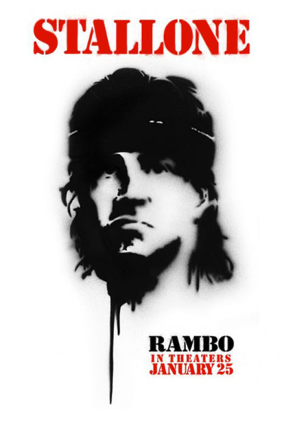 Nieuwe poster Rambo 4