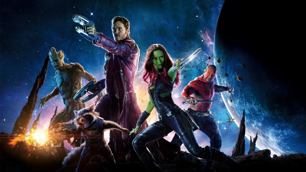 'Guardians of the Galaxy' & vijanden op setfoto