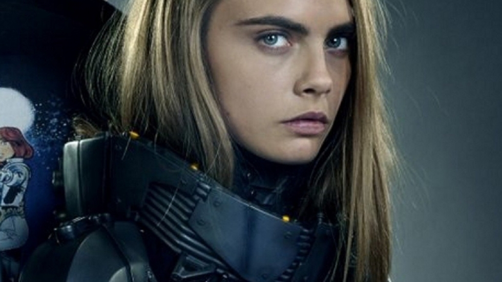 Cara Delevingne en Dane DeHaan op nieuwe setfoto's 'Valerian'