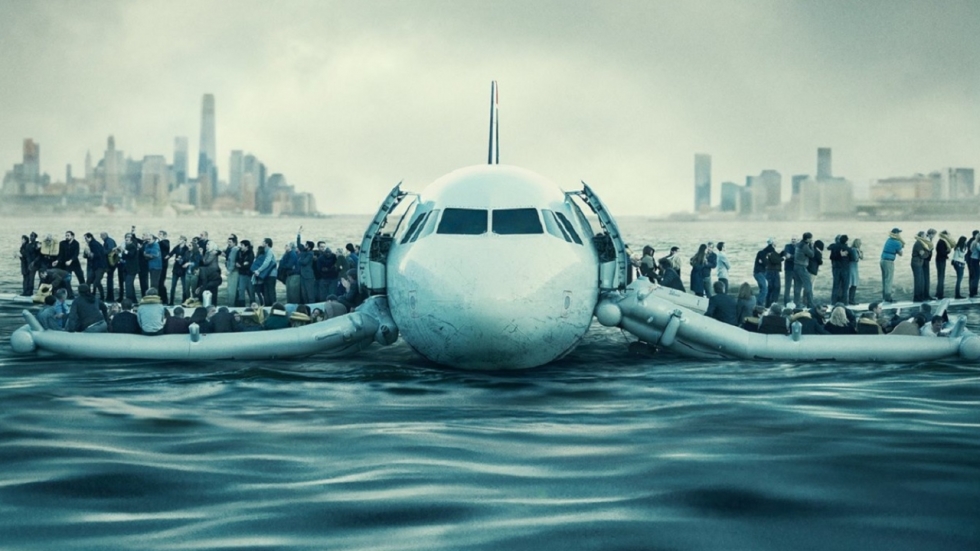 Nieuwe poster 'Sully': US Airways Flight 1549 boven water