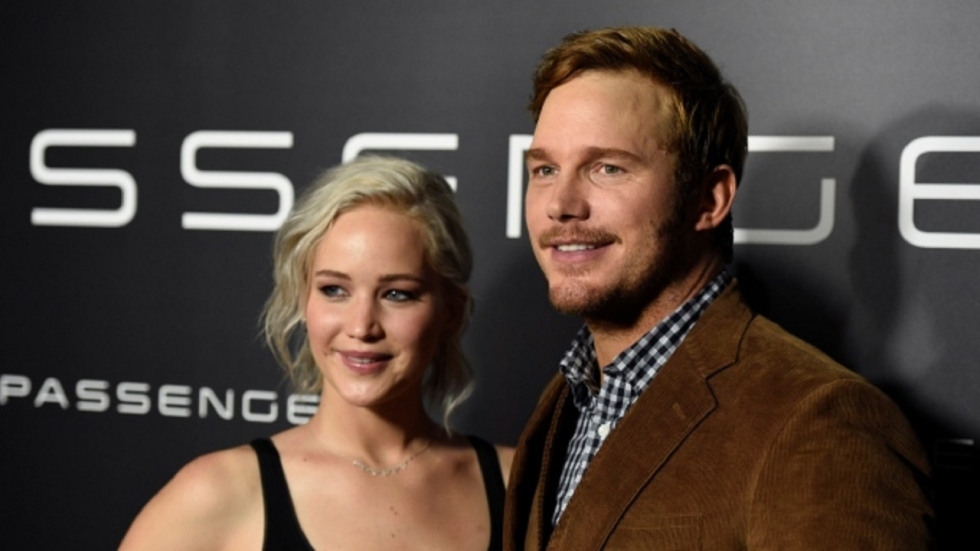 Jennifer Lawrence en Chris Pratt doen sci-fi op eerste foto's 'Passengers'