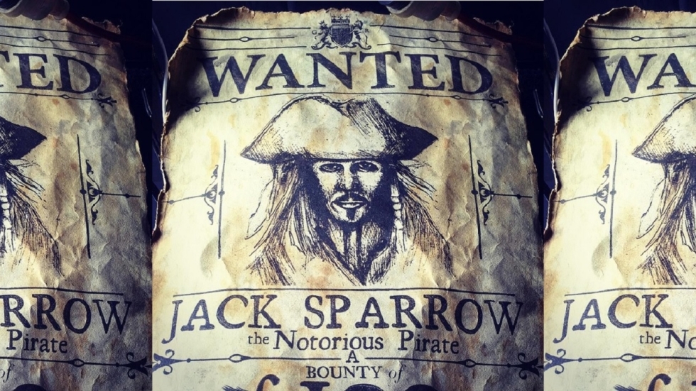 Wanted Jack Sparrow-poster 'Pirates of the Caribbean: Dead Men Tell No Tales'