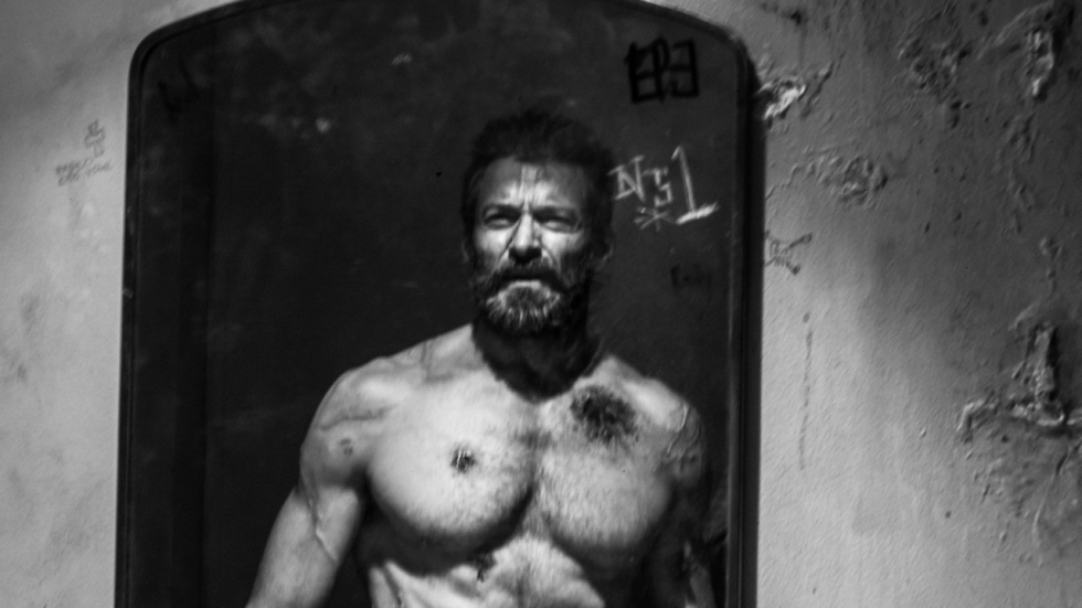 Zwaar gehavende Old Man Logan op foto uit Wolverine-film 'Logan'