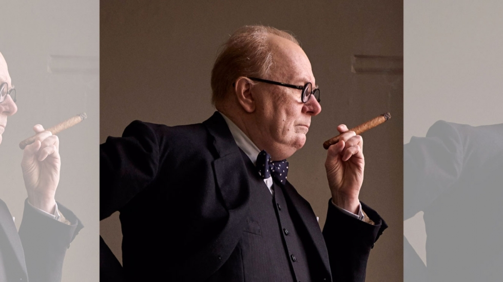 Opvallende eerste blik op Gary Oldman als Winston Churchill in 'Darkest Hour'