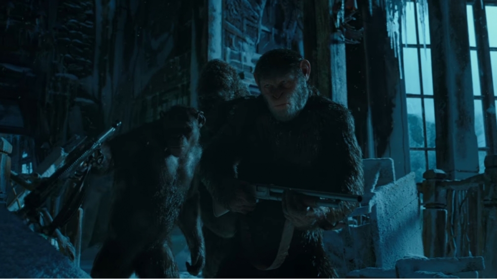 Nieuwe beelden in alternatieve trailer 'War for the Planet of the Apes'