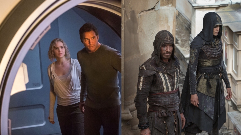 'Passengers' en 'Assassin's Creed' floppen, terwijl 'Rogue One' en 'La La Land' blijven knallen