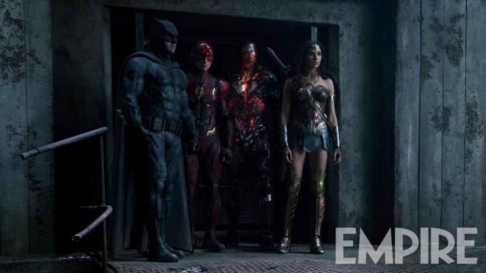 Vier helden verzameld op nieuw beeld 'Justice League'