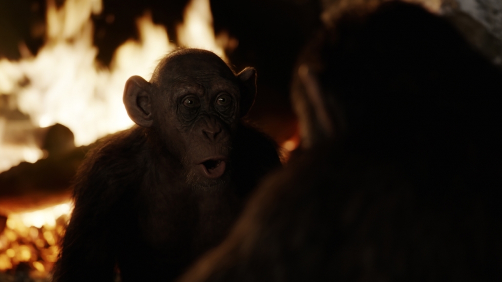 Ontmoet Bad Ape in clip 'War for the Planet of the Apes'
