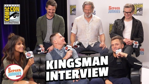ScreenJunkies - Kingsman 2 cast spills secrets - live in studio (sdcc 2017)