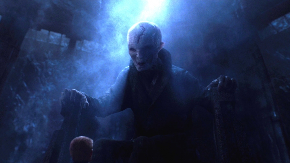 Snoke in levenden lijve in 'Star Wars: The Last Jedi' onthuld!