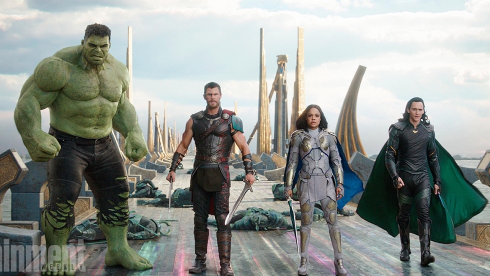 Team Thor op foto 'Thor: Ragnarok'