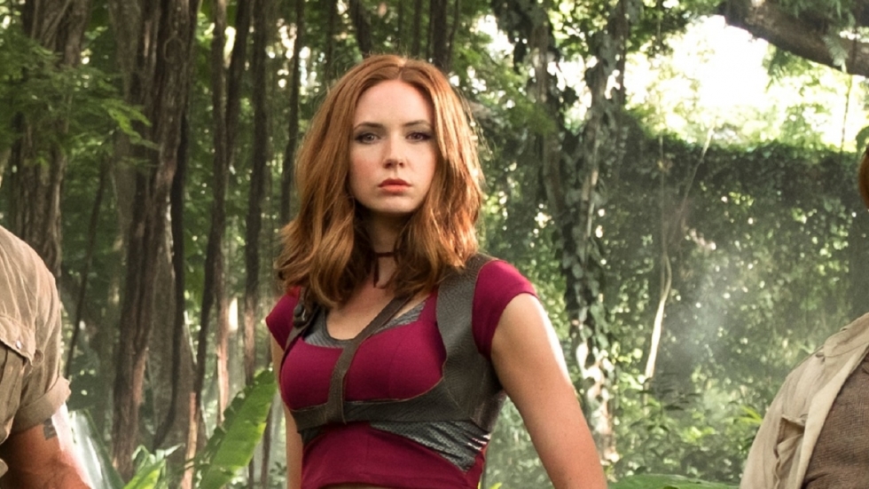 Sexy pakje Karen Gillan in 'Jumanji'-vervolg is met opzet