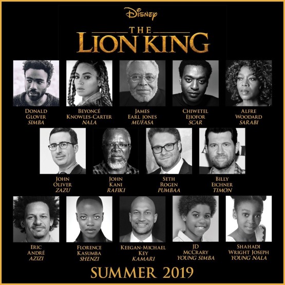 Echt inzet holte Déze stemmen ga je allemaal horen in Disney's 'The Lion King' remake |  FilmTotaal filmnieuws