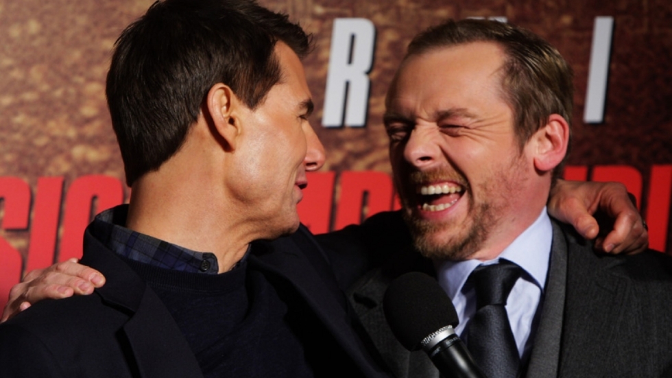 Foto 'Mission: Impossible 6' herenigt Simon Pegg met Tom Cruise