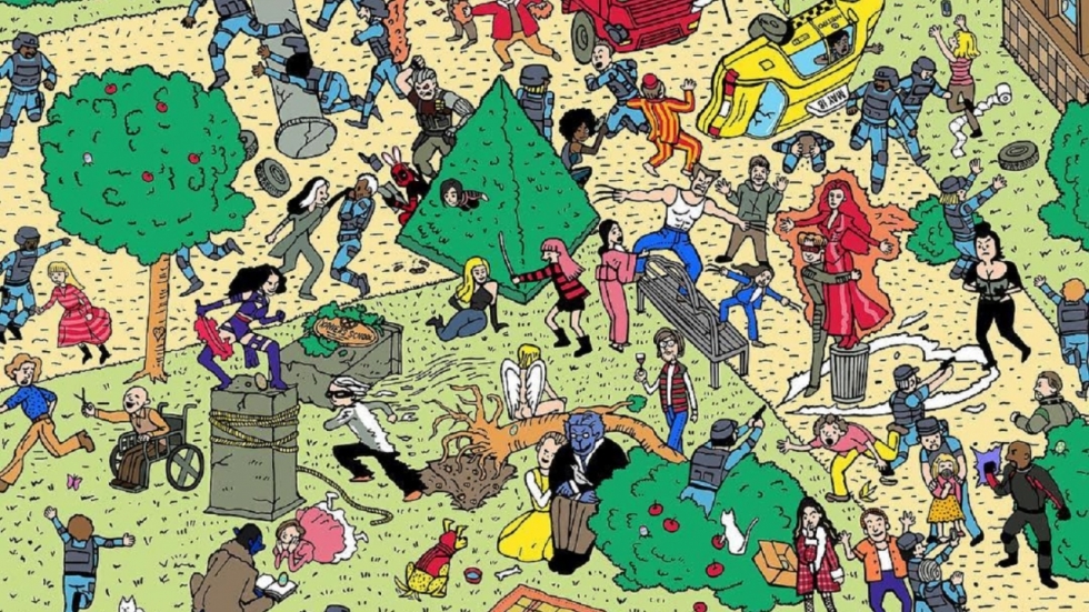 Coole Where's Waldo-tekening voor 'Deadpool 2'