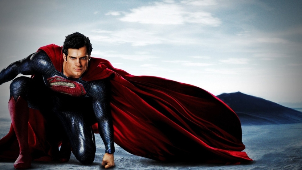 Foto toont Henry Cavill in het oorspronkelijke Superman-kostuum