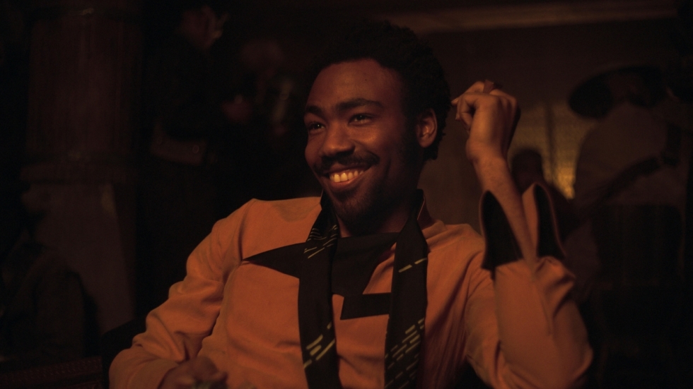 Donald Glover over Lando in 'Solo: A Star Wars Story'