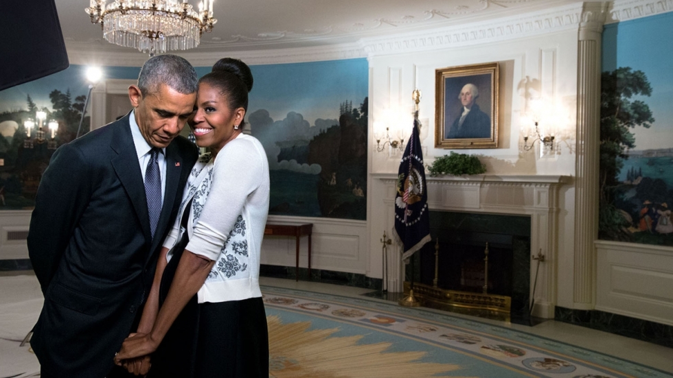 Barack en Michelle Obama in zee met Netflix