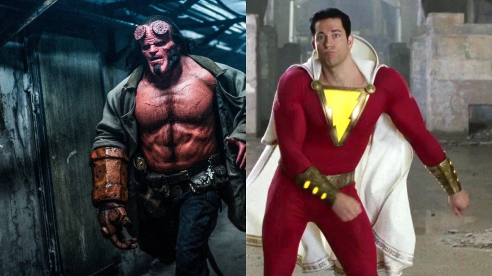'Shazam!' en 'Hellboy' stevenen af op magere start