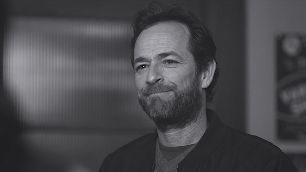 'As Luke Perry uitgestrooid'