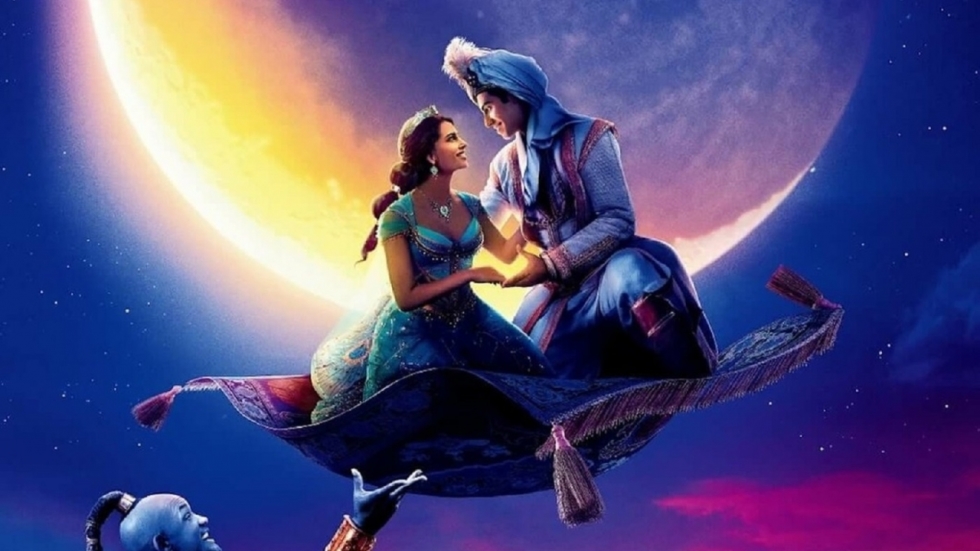 Will Smiths Genie en het vliegend tapijt op bedenkelijke poster 'Aladdin'