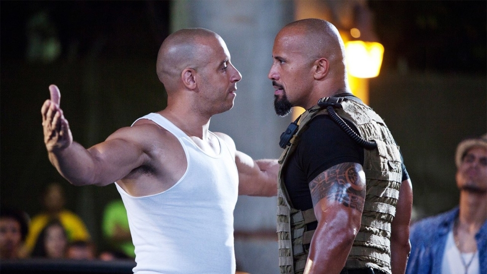 Hilarisch slechte scène Vin Diesel/The Rock uit 'Fast & Furious 6'