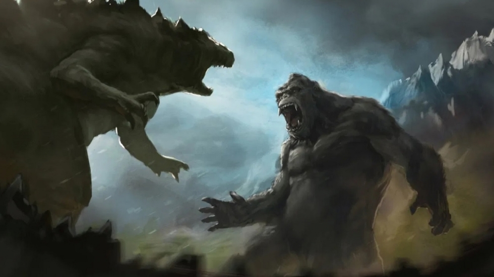 Ontwerp 'Godzilla vs. Kong' laat een witvurige Gojira zien!